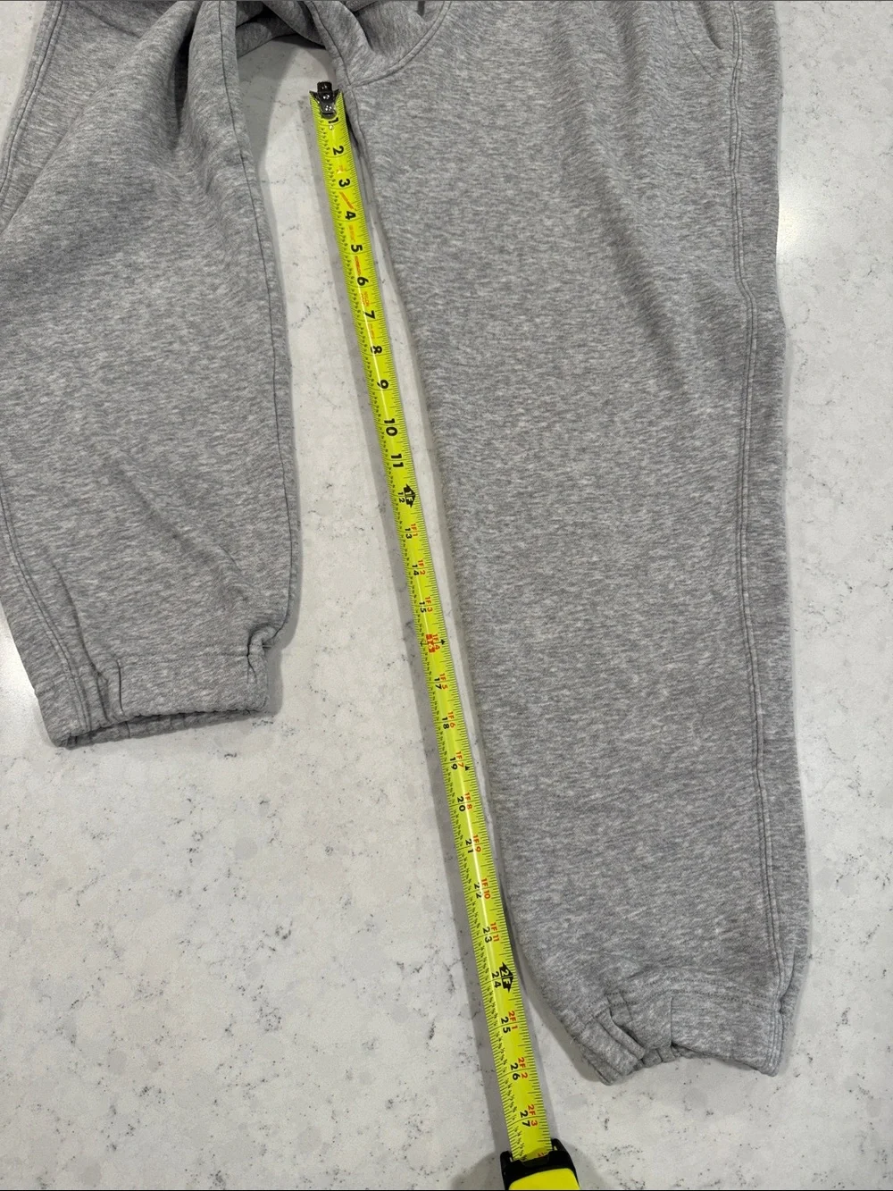 Hollister Men’s XS Classic Gray Jogger Cuffed Logo Pockets Elastic Drawstring